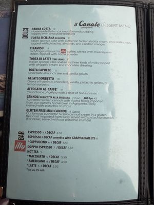 Menu photo 7 il Canale Washington, DC, DC