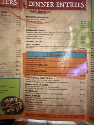 Menu photo 2 La Brisa Mexican Restaurant Birmingham, AL Menu photo 2 La Brisa Mexican Restaurant Birmingham, AL