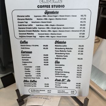 Chrome Coffee Studio - Coffee & Tea Near Me - Torrance, California
