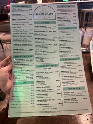 Menu photo 4 Black Agave Farmers Branch, TX