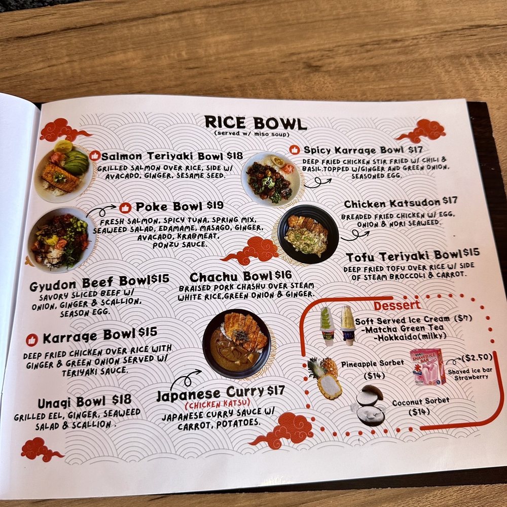 Kao Ramen By Mama - Menub - Ramen Near Me - Ventura, California
