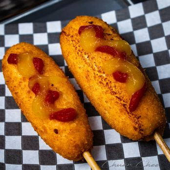Kani - Fish Sausage Corn Dog ($8) - Asian Fusion Near Me - Toronto, Ontario
