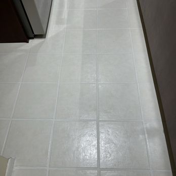 JAZ Grout Restorer's - Kitchen floor after - Tiling Near Me - Splendora, Texas