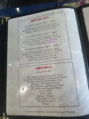 Menu photo 4 Sushi Table San Luis Obispo, CA Menu photo 4 Sushi Table San Luis Obispo, CA
