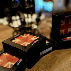 Bear & Crown - Union jack merch at the souvenir shop
