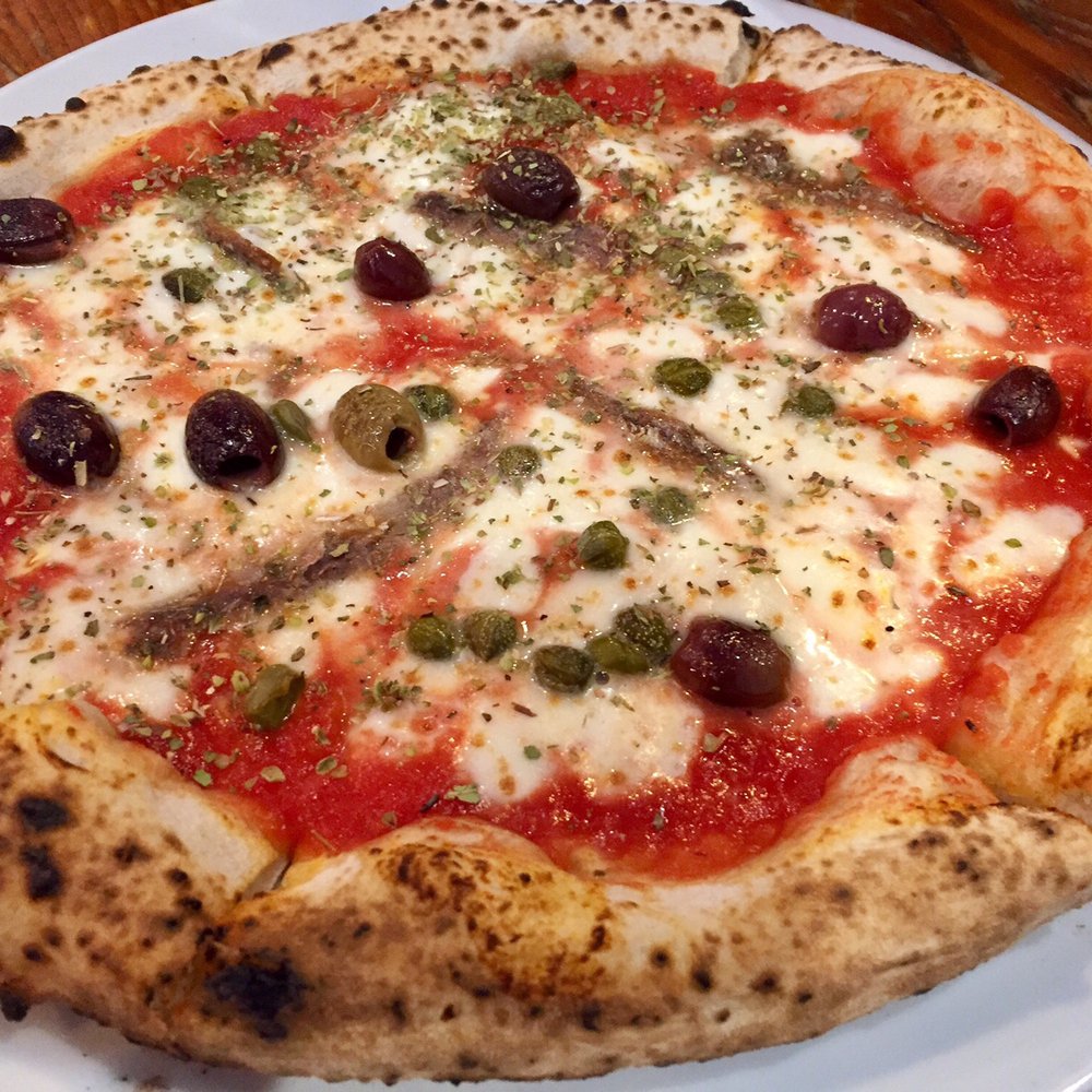 Bona Sourdough - Anchovies pizza - Pizza Near Me - London, XGL