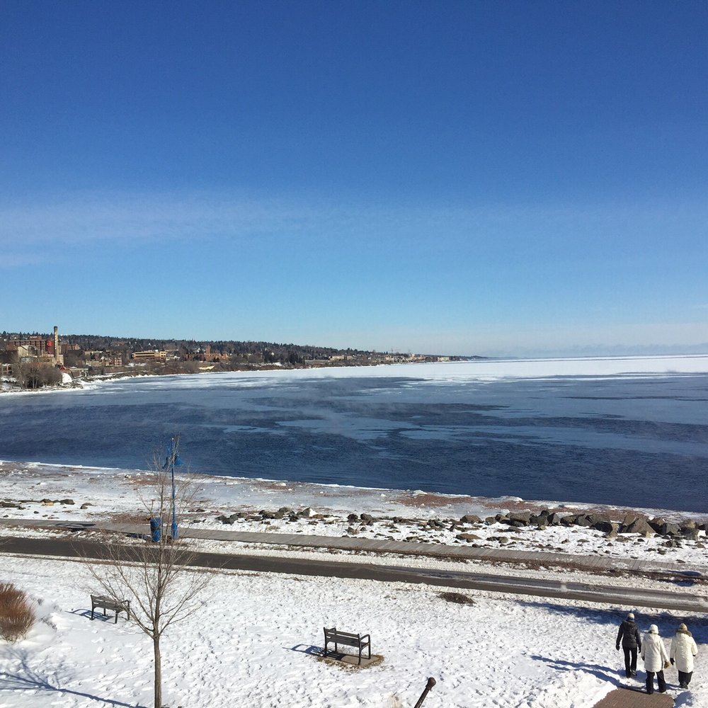View from 3rd floor room, looking towards the north shore.