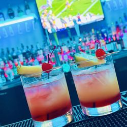 Drink Finity - Sunset in a glass with out signature #Malibu Sunset cocktail!!!