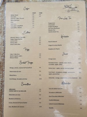 Menu photo 1 Overdose Specialty Coffee Ramsgate Beach, NSW