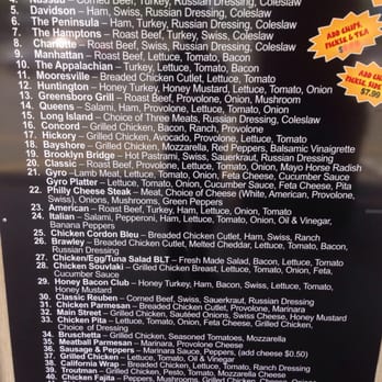 Long Island Bagels - The huge menu! - Breakfast & Brunch Near Me - Mooresville, North Carolina