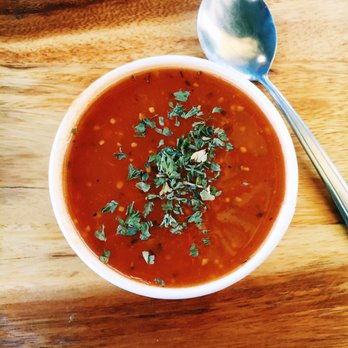 Bricks & Scones - Vegan Tomato Soup! :) - Coffee & Tea Near Me - Los Angeles, California