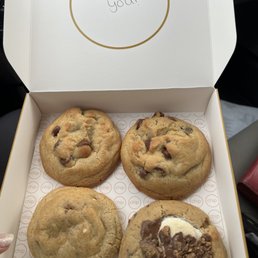 The OG, Biscoff and new S'moreese's cookies