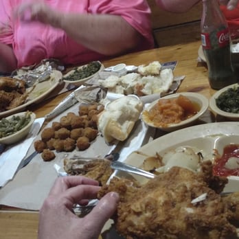 Lamberts Cafe - All this food for 4 people - American Near Me - Sikeston, Missouri Lamberts Cafe - All this food for 4 people - American Near Me - Sikeston, Missouri