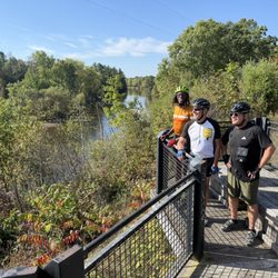 Bike Tour Vacations - Our Great Lake to Lake tour has great view of the Muskegon River