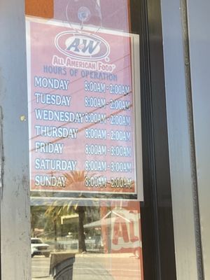 Menu photo 1 A&W Restaurant Mentone, CA