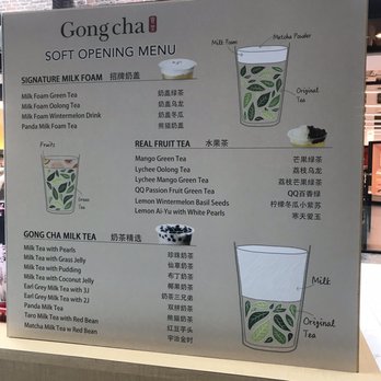 Gong Cha - Choices of bubble tea - Bubble Tea Near Me - Rocky View County, Alberta