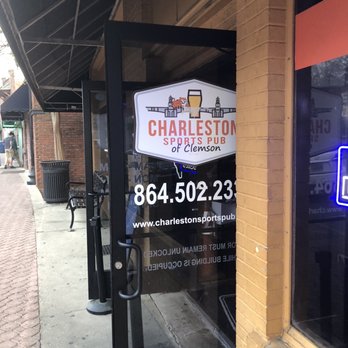 Charleston Sports Pub - Front door of restaurant - Sports Bars Near Me - Clemson, South Carolina Charleston Sports Pub - Front door of restaurant - Sports Bars Near Me - Clemson, South Carolina