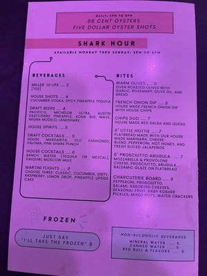 Menu photo 6 Pink Shark San Antonio, TX