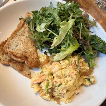 Peaches Prime - Smoked Salmon egg scramble - Southern Near Me - Brooklyn, New York Peaches Prime - Smoked Salmon egg scramble - Southern Near Me - Brooklyn, New York