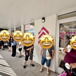 Daiso - Grand re-opening today. 08/22/26. Long line to get in already!