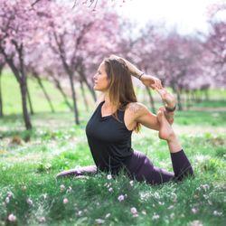 Yoga Inspired Life - Variation of one legged king pigeon pose
