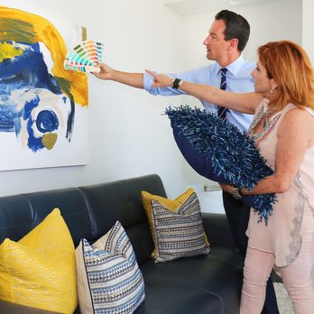 Seth O'Byrne - Compass - Seth strategizing with our stager - Real Estate Agents Near Me - San Diego, California