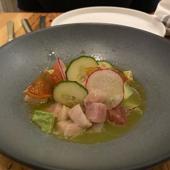 Sloane's Corner - Yellowtail Crudo - New American Near Me - Dallas, Texas