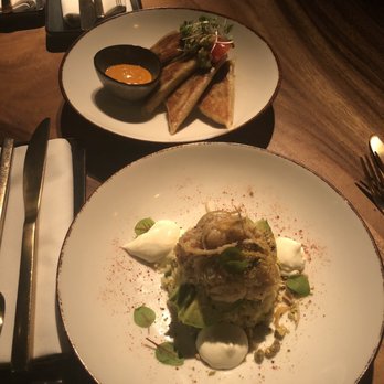 El Five - Crab (front) and cauliflower dish (back) - Tapas/Small Plates Near Me - Denver, Colorado