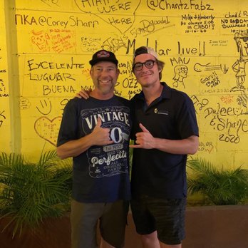 Monkey Cave - My son and me on my 50th. - Seafood Near Me - Cabo San Lucas, BCS Monkey Cave - My son and me on my 50th. - Seafood Near Me - Cabo San Lucas, BCS