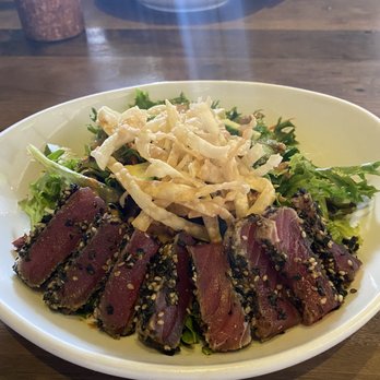Eureka! - Seared Furikake Crusted Ahi Tuna Salad - American Near Me - Concord, California