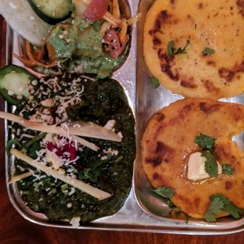 Shimla Peppers - Makke di roti with Sarson ka Saag - Indian Near Me - Naperville, Illinois