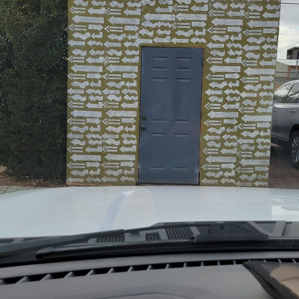 Go slow, it's a hidden driveway...