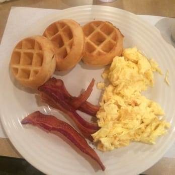 The Chalkboard Kitchen - Waffles, eggs and bacon. - Breakfast & Brunch Near Me - South Haven, Michigan