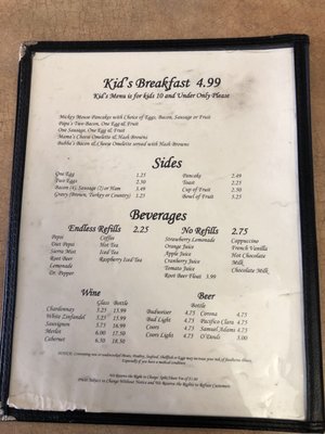 Menu photo 8 Dad's Cafe Brentwood, CA