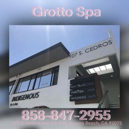 Exterior outside entrance of Grotto Spa - Solana Beach - Welcome To Grotto Spa - Solana Beach, California Exterior outside entrance of Grotto Spa - Solana Beach - Welcome To Grotto Spa - Solana Beach, California