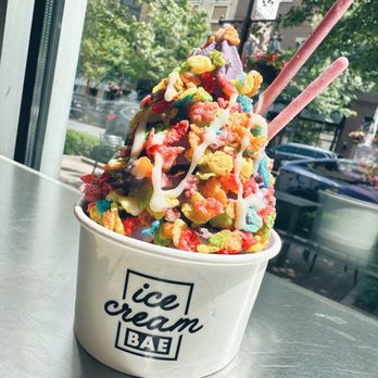 Ice Cream Bae - ube be my bae sundae - Ice Cream & Frozen Yogurt Near Me - Leawood, Kansas Ice Cream Bae - ube be my bae sundae - Ice Cream & Frozen Yogurt Near Me - Leawood, Kansas