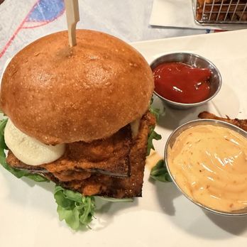 Sportsnet Grill - Eggplant sandwich (before it fell apart) - Breakfast & Brunch Near Me - Toronto, Ontario Sportsnet Grill - Eggplant sandwich (before it fell apart) - Breakfast & Brunch Near Me - Toronto, Ontario