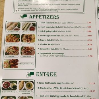Stadium Pho - Menu - Vietnamese Near Me - Honolulu, Hawaii Stadium Pho - Menu - Vietnamese Near Me - Honolulu, Hawaii