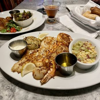 Chesapeake’s - Seafood Platter includes cod, scallops, crab cake and shrimp. I highly recommend the succotash as your side. - Seafood Near Me - Gatlinburg, Tennessee Chesapeake’s - Seafood Platter includes cod, scallops, crab cake and shrimp. I highly recommend the succotash as your side. - Seafood Near Me - Gatlinburg, Tennessee