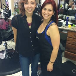I have an a-line cut and for my birthday Jamie did a great job styling it!