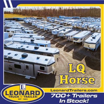 Leonard Truck & Trailer - Living Quarter Horse Trailers at Leonard Truck and Trailer, Great Selection, Financing Available. Nationwide Delivery. - Trailer Dealers Near Me - North Jackson, Ohio Leonard Truck & Trailer - Living Quarter Horse Trailers at Leonard Truck and Trailer, Great Selection, Financing Available. Nationwide Delivery. - Trailer Dealers Near Me - North Jackson, Ohio