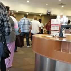 Bank of America Financial Center - Worse bank ever! I wait at least 30 minutes every time I come here. Thankfully I only come here 1x month to pay my rent. I have this place