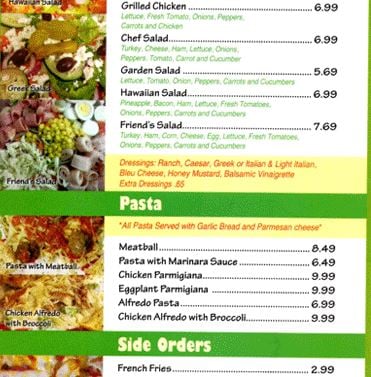 Menu photo 7 Friend's Pizza Lehigh Acres, FL Menu photo 7 Friend's Pizza Lehigh Acres, FL