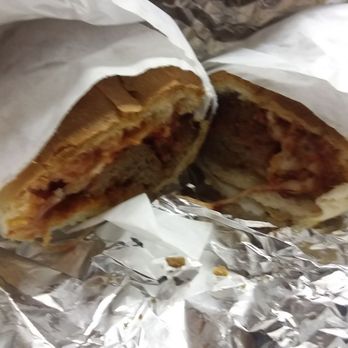Big E Pizza - Meatball hero, small 12" size $4.95, larger size is available. - Pizza Near Me - Signal Hill, California