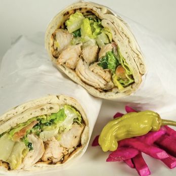 The Green Olive - a chicken wrap and pickles - Mediterranean Near Me - Des Moines, Iowa The Green Olive - a chicken wrap and pickles - Mediterranean Near Me - Des Moines, Iowa