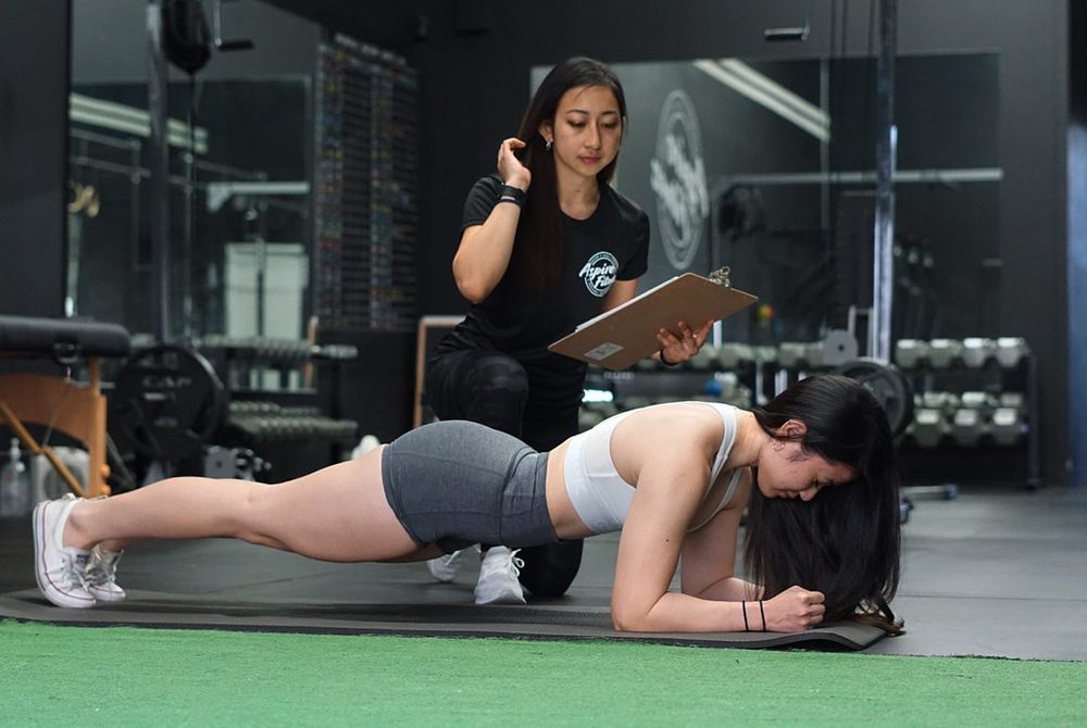 Aspire Fitness Walnut Logo