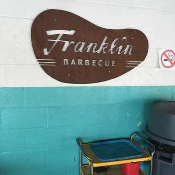 Franklin Barbecue - Outside logo. - Barbeque Near Me - Austin, Texas