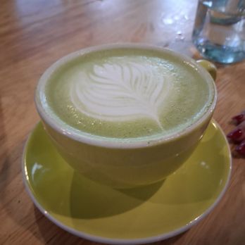 Great Full Gardens - South - Matcha green tea. Beautiful presentation - New American Near Me - Reno, Nevada