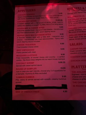 Menu photo 6 Round Up NightClub Davie, FL