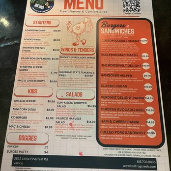 Bullfrog Creek Brewing - Menu - Breweries Near Me - Valrico, Florida Bullfrog Creek Brewing - Menu - Breweries Near Me - Valrico, Florida